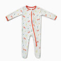 Bamboo Little Soft Baby Footie Pajamas, Crab, 18-24 Months