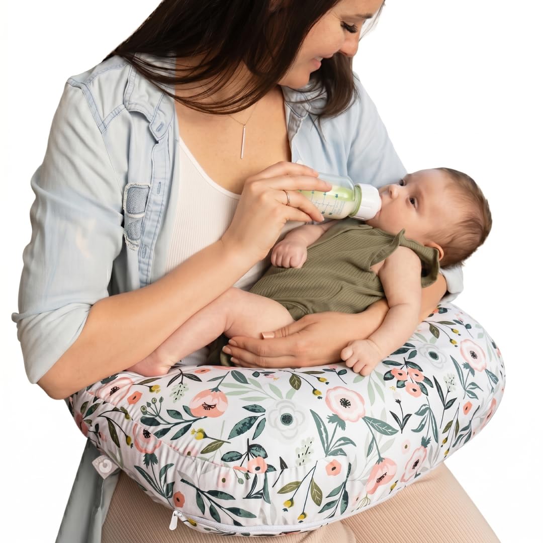 Boppy Nursing Pillow, Safe Ergonomic Breastfeeding & Baby Feeding Support
