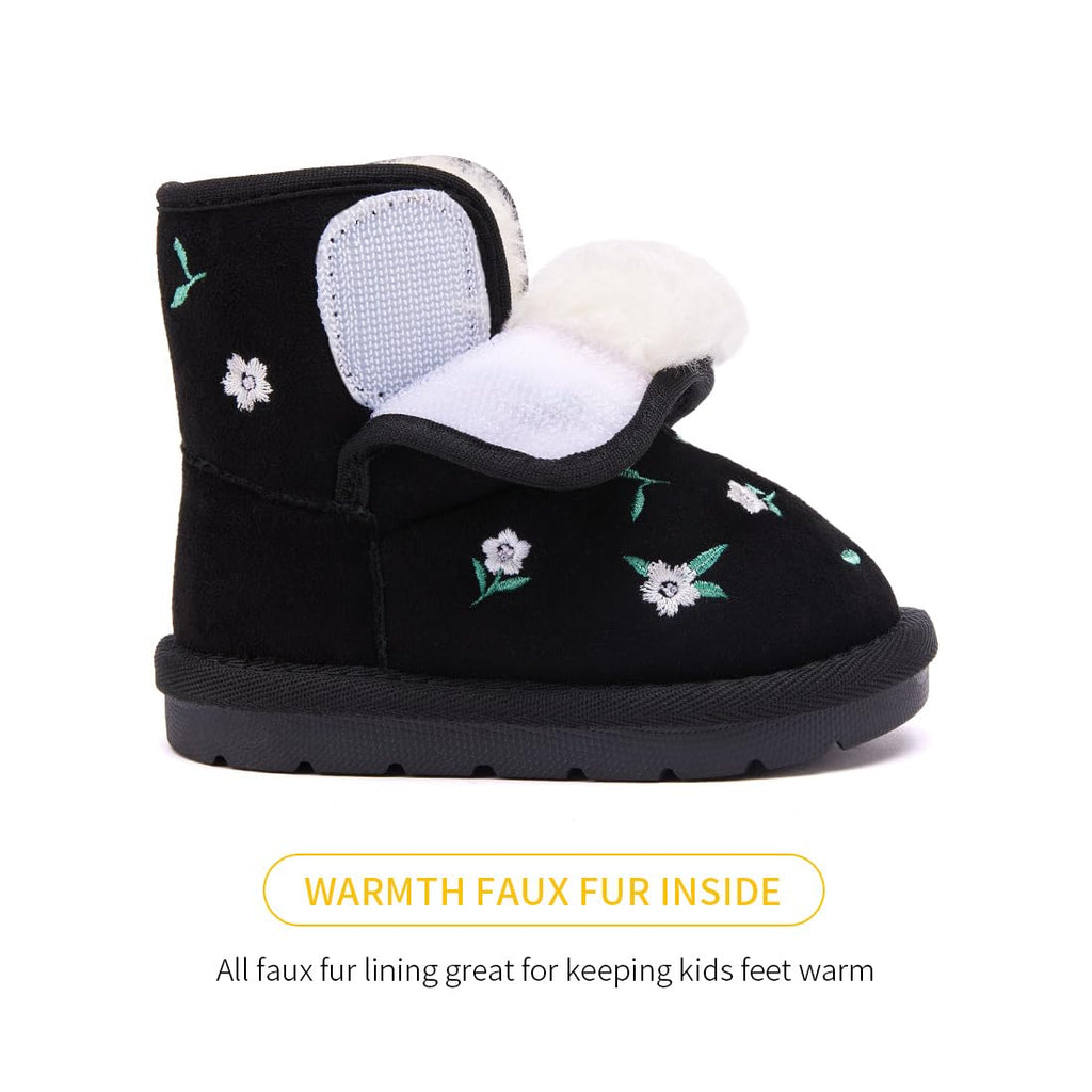 BMCiTYBM Baby Snow Winter Boots Girls Boys Infant Walker Shoes 6-12 Months
