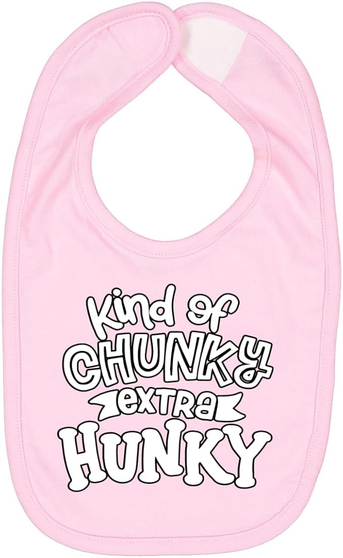 Wild Bobby Kind of Chunky Extra Hunky Humor Infant Premium Jersey Baby Bib