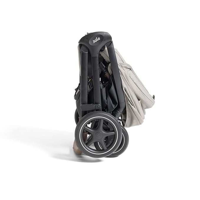 Joie, Kava and Rue Travel System - 3-in-1 Stroller, Lightweight Infant Car Seat & Anti-Rebound Base, All-Wheel Suspension, Reversible Seat (Dove)