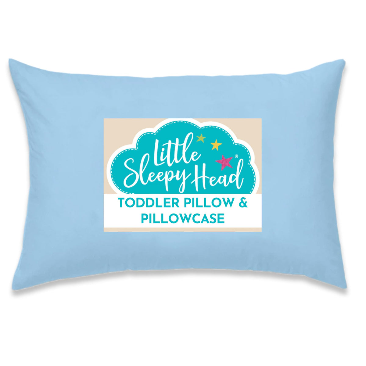 Toddler Bed Pillow with Cotton Pillow Case – 13x18 Kids Pillows for Sleeping, School, Travel & Daycare – Hypoallergenic Toddler Pillow 2 Year Old to 5 with Envelope Pillowcase (Checkers Black)