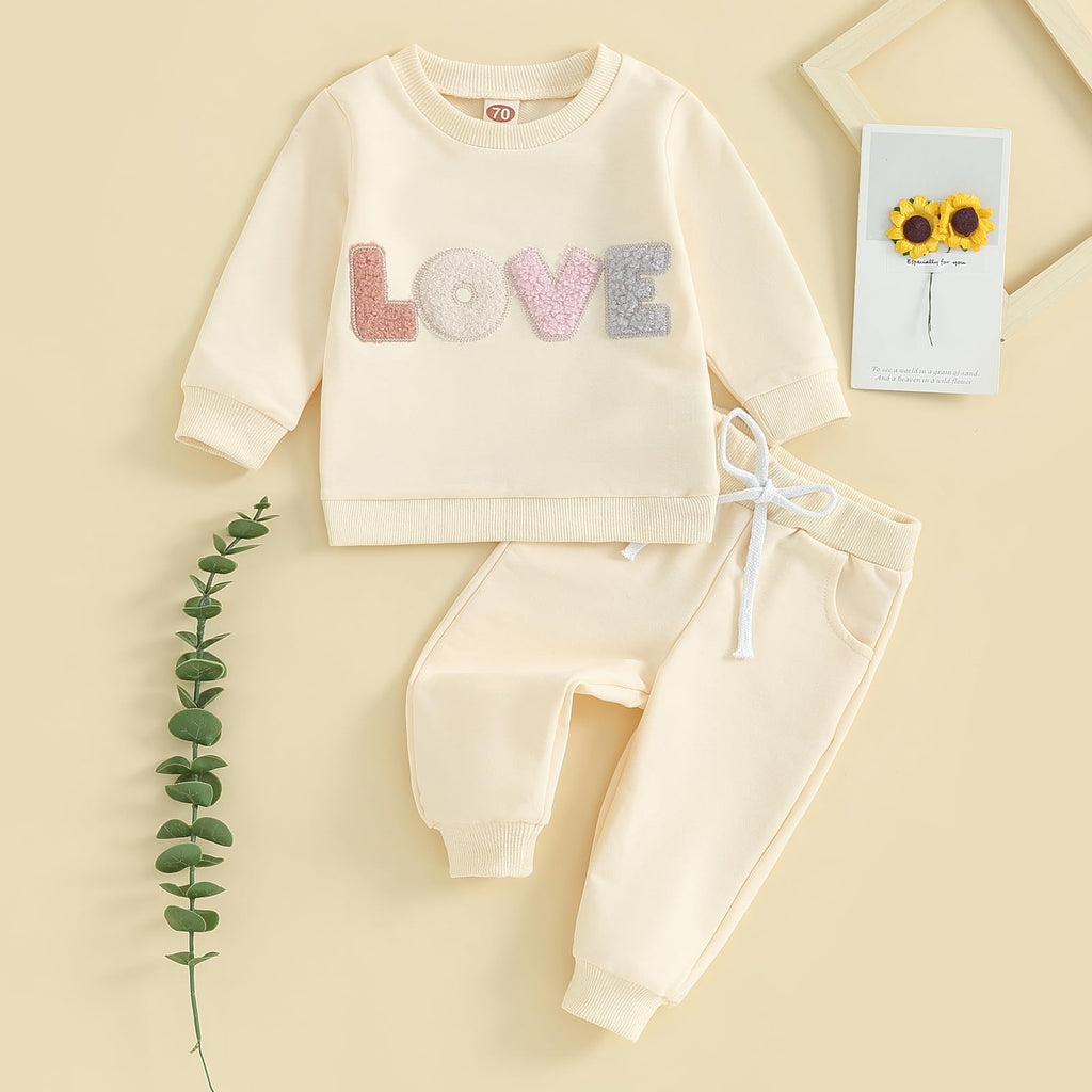 Toddler Baby Girl Clothes 6 12 18 24 Months Fall Outfits Sweatshirt Pants