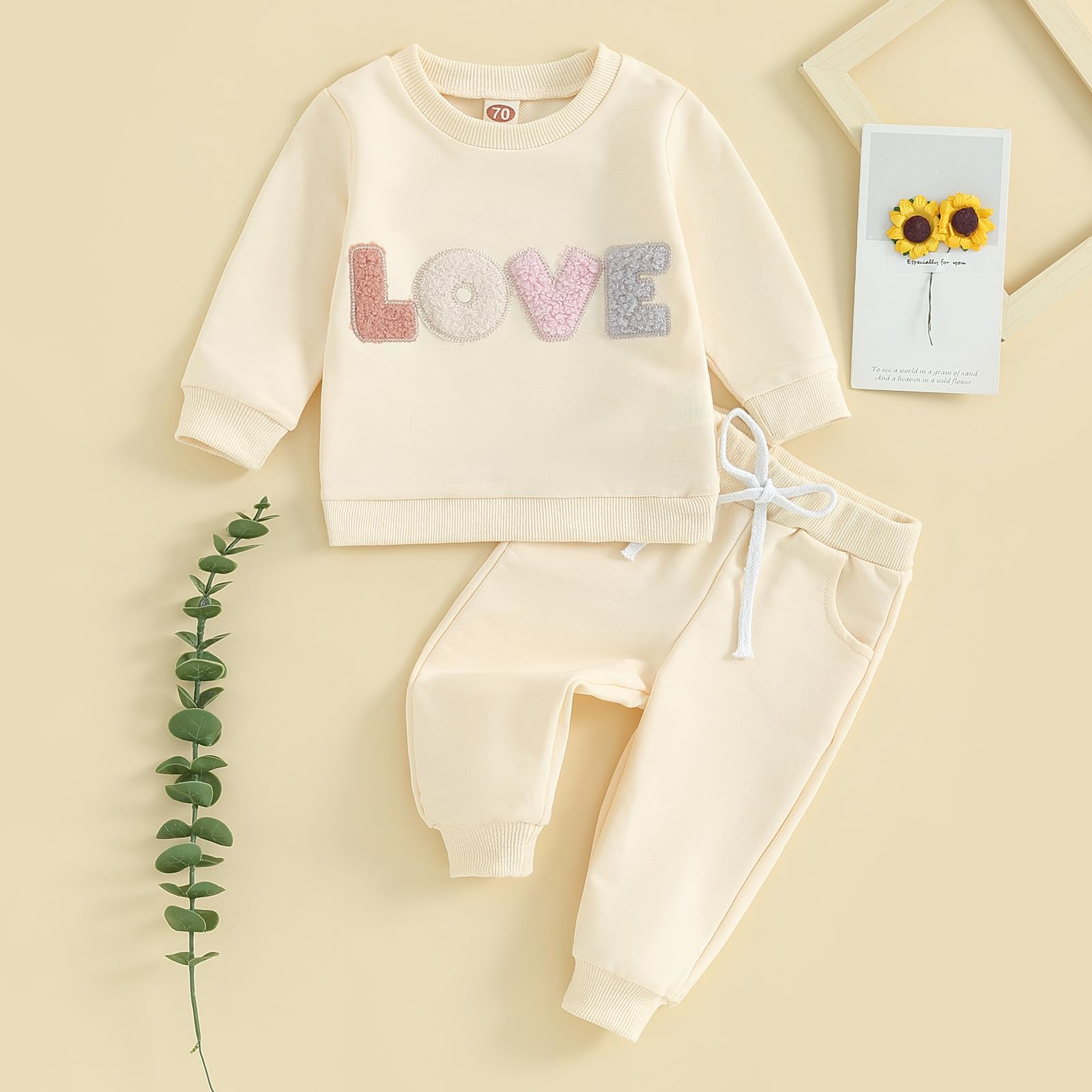 Toddler Baby Girl Clothes 6 12 18 24 Months Fall Outfits Sweatshirt Pants