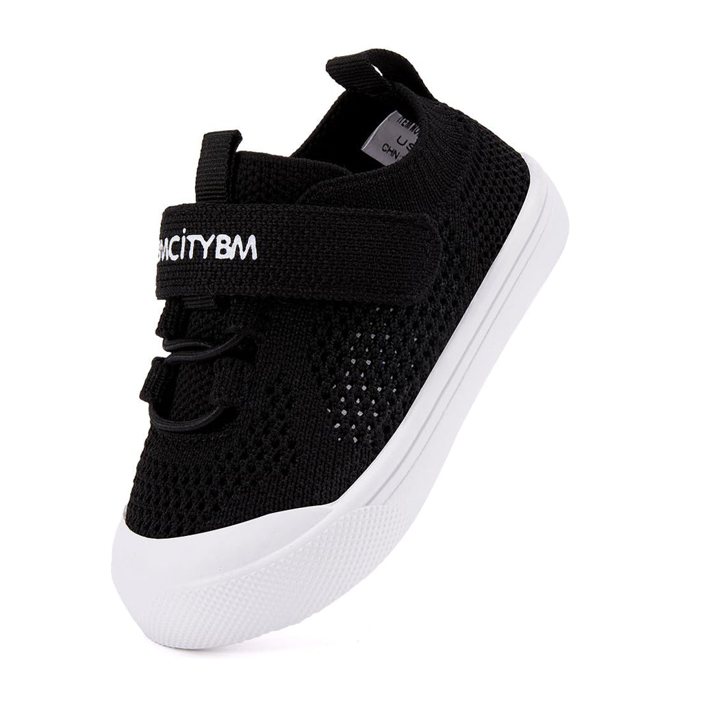 BMCiTYBM Baby Walking Shoes First Infant Sneakers Black Size 12-18 Months