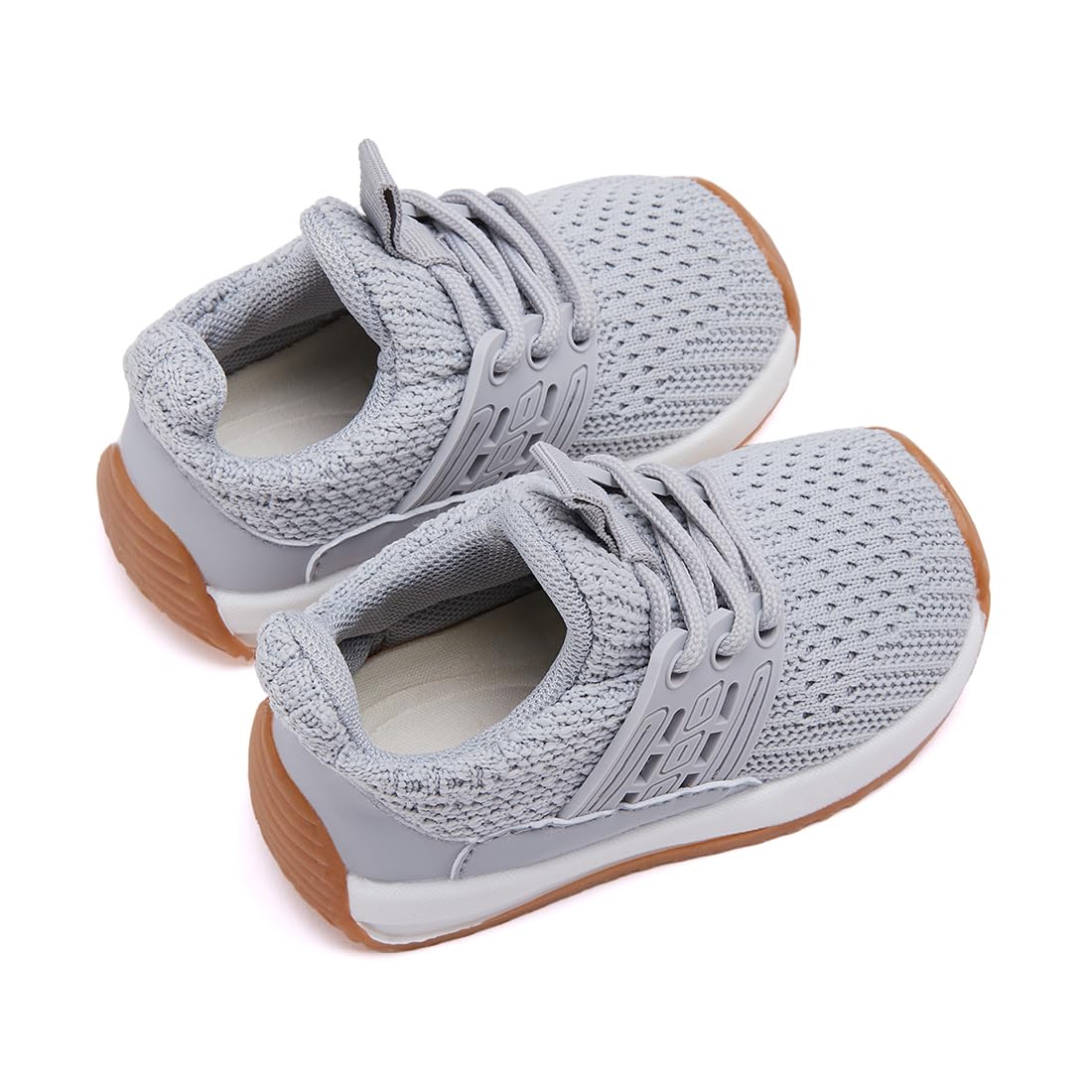 BMCiTYBM Baby Walking Shoes Unisex Infant Sneakers Grey Size 6-12 Months