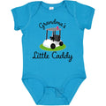inktastic Grandma's Little Caddy Golf Baby Bodysuit Newborn Turquoise 22b10