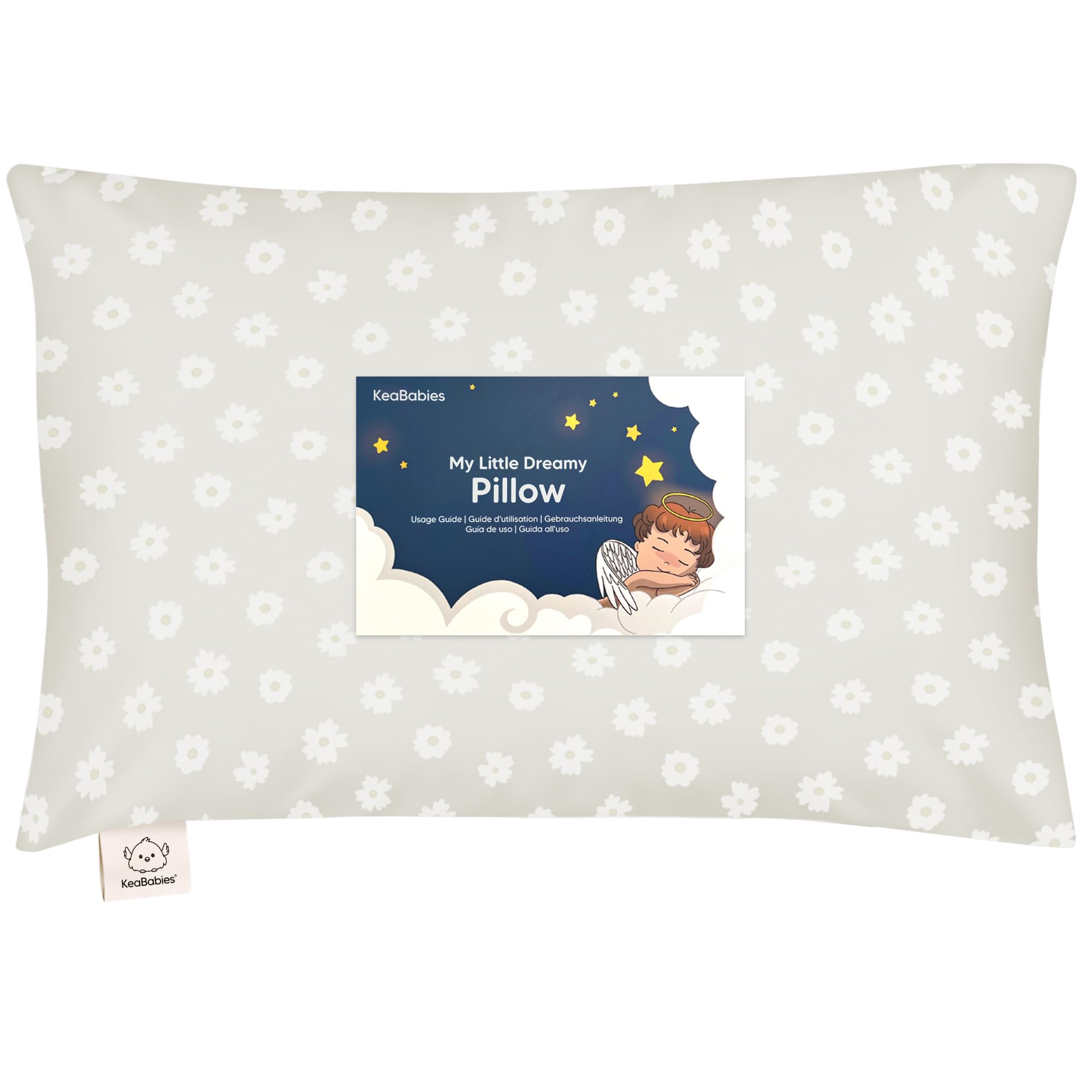 Toddler Pillow with Pillowcase, 13x18 My Little Dreamy Pillow (Meadow)