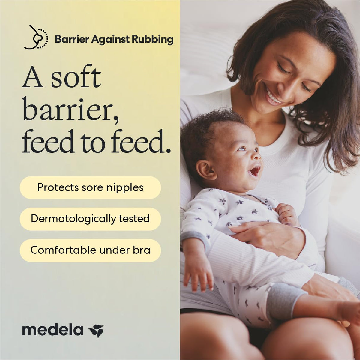 Medela Soothing Hydrogel Pads for Nipples, Reusable 24 Hours, Pack of 4