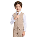Lycody Boys Suit Vest Set Formal Dress Suits Wedding Outfit, Green, 2T