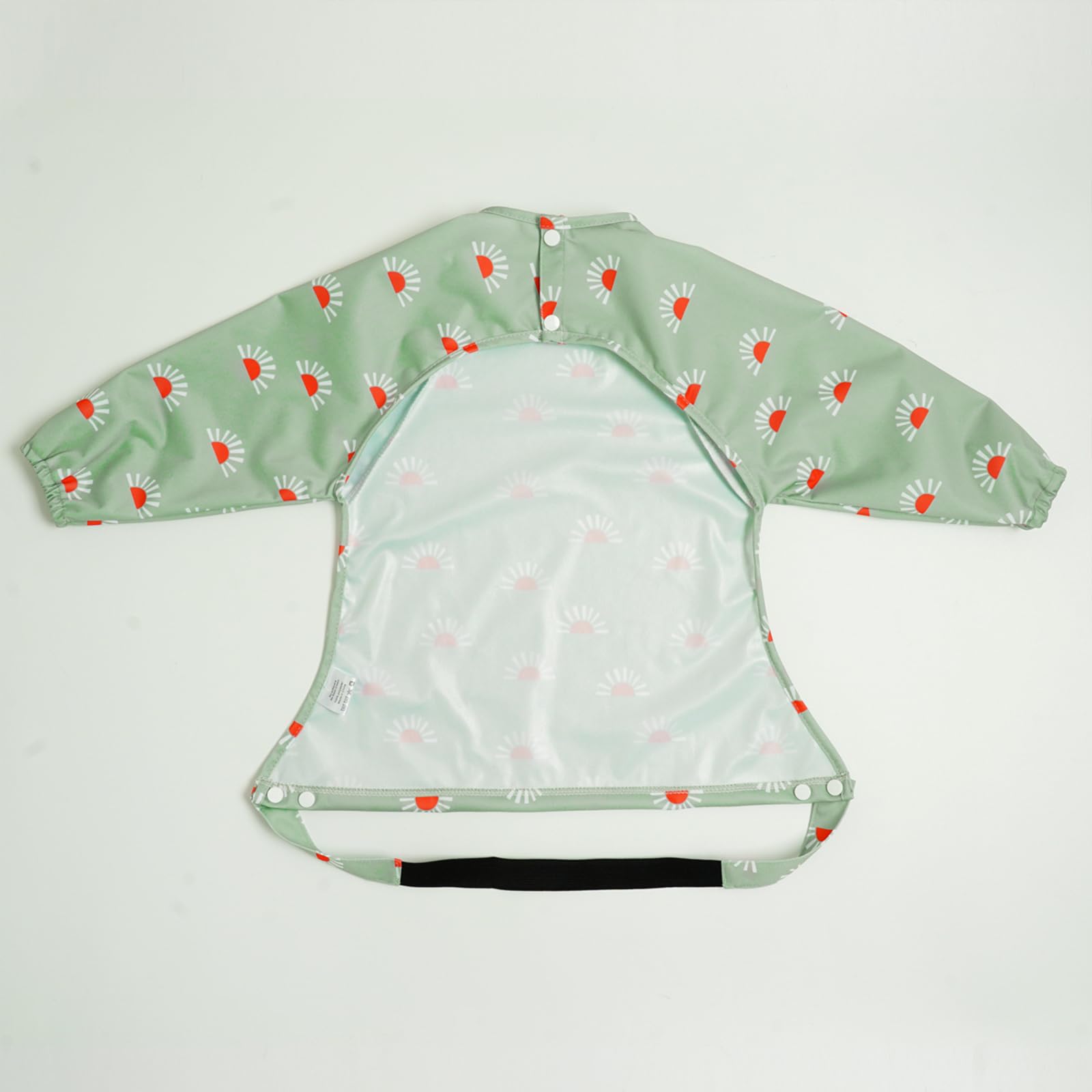CoolaPeach 2Set Feeding Bibs Long Sleeve Baby Bib for Babies(Sunflower)