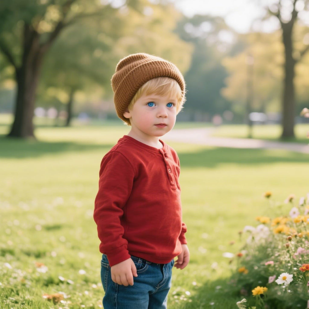 ENBAOHUI Baby Beanie Hat Newborn Winter Warm Knit Hat Kids Soft Beanie Cap Boys Girls Winter Warm Knit Hat Black/Grey/White/Khaki S