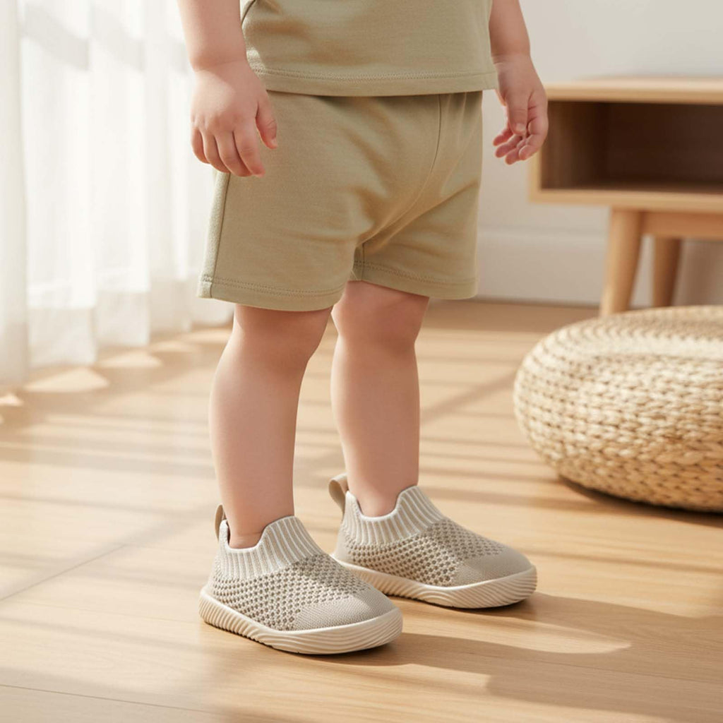 MORENDL Toddler Shoes Baby Walking Sock Shoes Non-Slip Breathable Boys & Girls Sneakers Infant Tennis Shoes