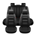 PACKMACH Seat Covers for Chevy Cruze 2011-2019 | 5-Seats Leather Seat Covers, Easy to Install Automotive Seat Covers Full Set (Full Set, Black)