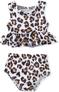 Aalizzwell Toddler Baby Girl Bathing Suit Two Piece Swimsuit Bikini Beach Wear