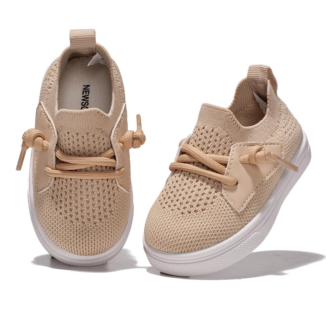 Newsonet Baby Walking Shoes First Infant Sneakers Khaki Size 6-12 Months
