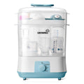 Grownsy 4-in-1 Large Capacity Baby Bottle Sterilizer and Dryer, Blue