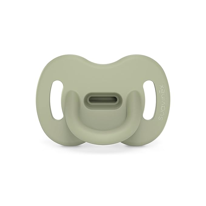 Color Essence SX PRO Silicone Baby Pacifier 1Pk, Made with 100% Soft Silicone, Baby Essentials Perfect for Breastfeeding Babies, Designed in Spain, 6-18 Mths