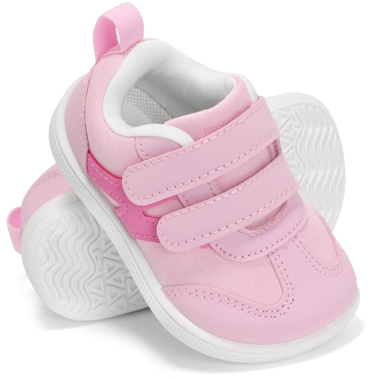 STQ KIDS Comfort Barefoot Toddler Shoes Girl Fashion Sneakers Pink 6