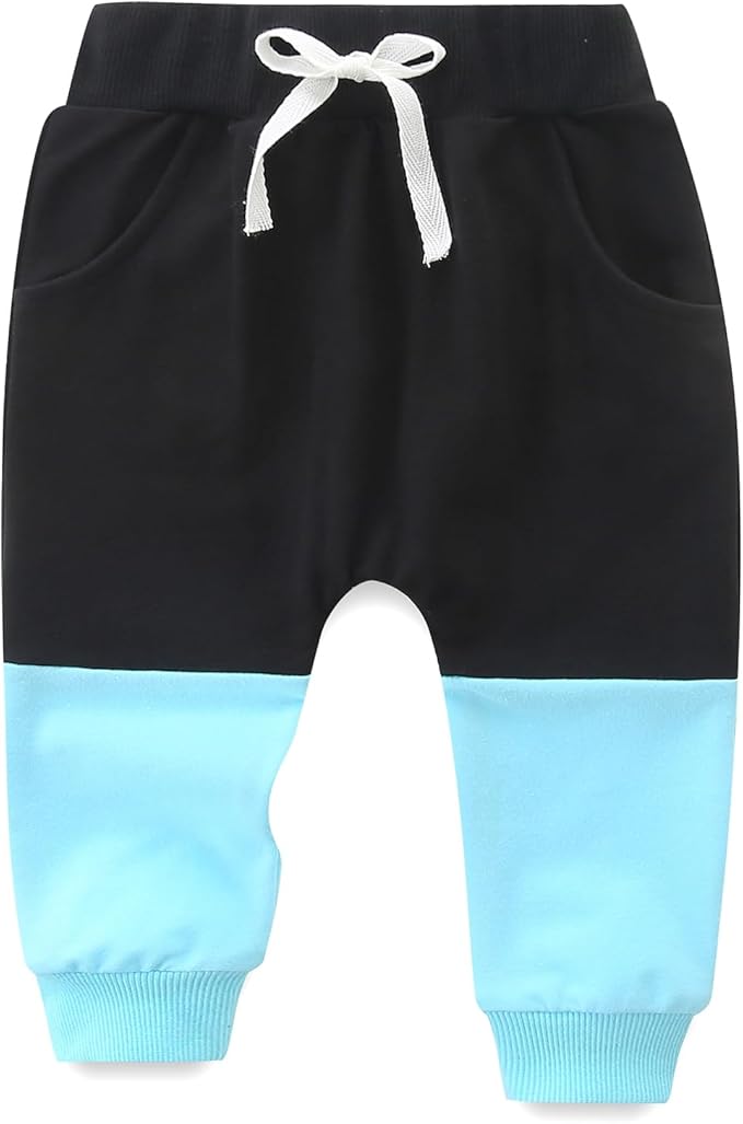 Baby Boy Outfits Short Long Sleeve Pants Clothes Set Spring Summer Hooded Patchwork Sweatshirt