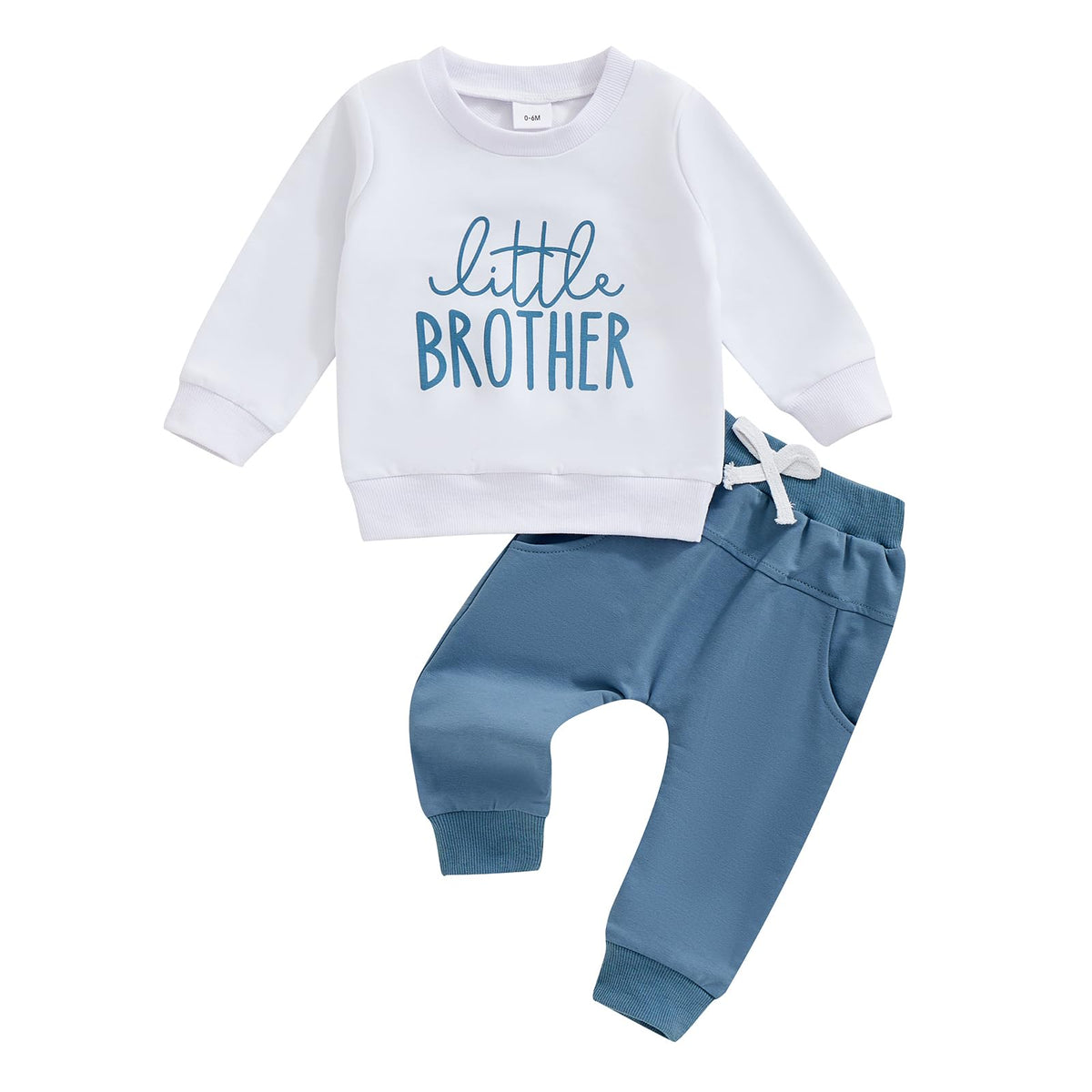 Sejardin Toddler Baby Boy Fall Winter Outfit Long Sleeve Letter Print Sweatshirts and Jogger Pants Infant Boy Clothes (Dads Little Dude Khaki, 12-18 Months)