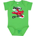 inktastic Daddys Co-Pilot for Fathers Day Baby Bodysuit 18 Months Apple Green 2a3b6
