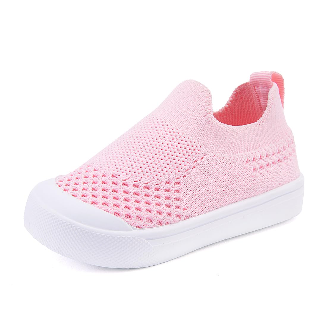 BMCiTYBM Toddler Walking Shoes Baby Boy Girl Barefoot Sneakers Pink Size 8