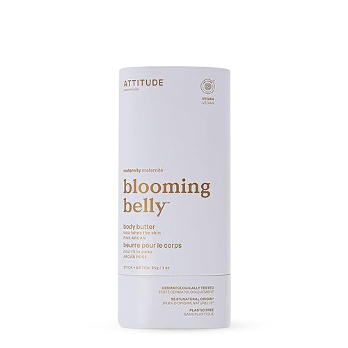 ATTITUDE Pregnancy Nourishing Body Lotion, EWG Verified, Dermatologically Tested, Plant and Mineral-Based, Vegan Maternity Products, Argan Oil, 16 Fl Oz