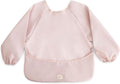 mushie Long Sleeve Baby Bib | Water Resistant Adjustable Fit for Ages 6-24 Months
