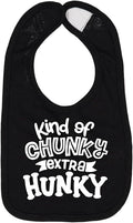 Wild Bobby Kind of Chunky Extra Hunky Humor Infant Premium Jersey Baby Bib