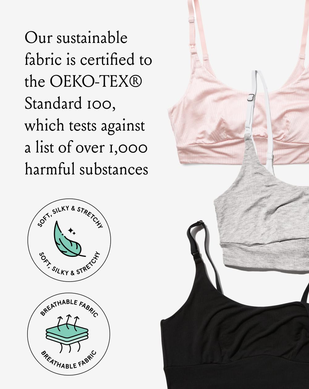 Bodily Everything Wireless Nursing & Maternity Bra with Clip Down Access, S