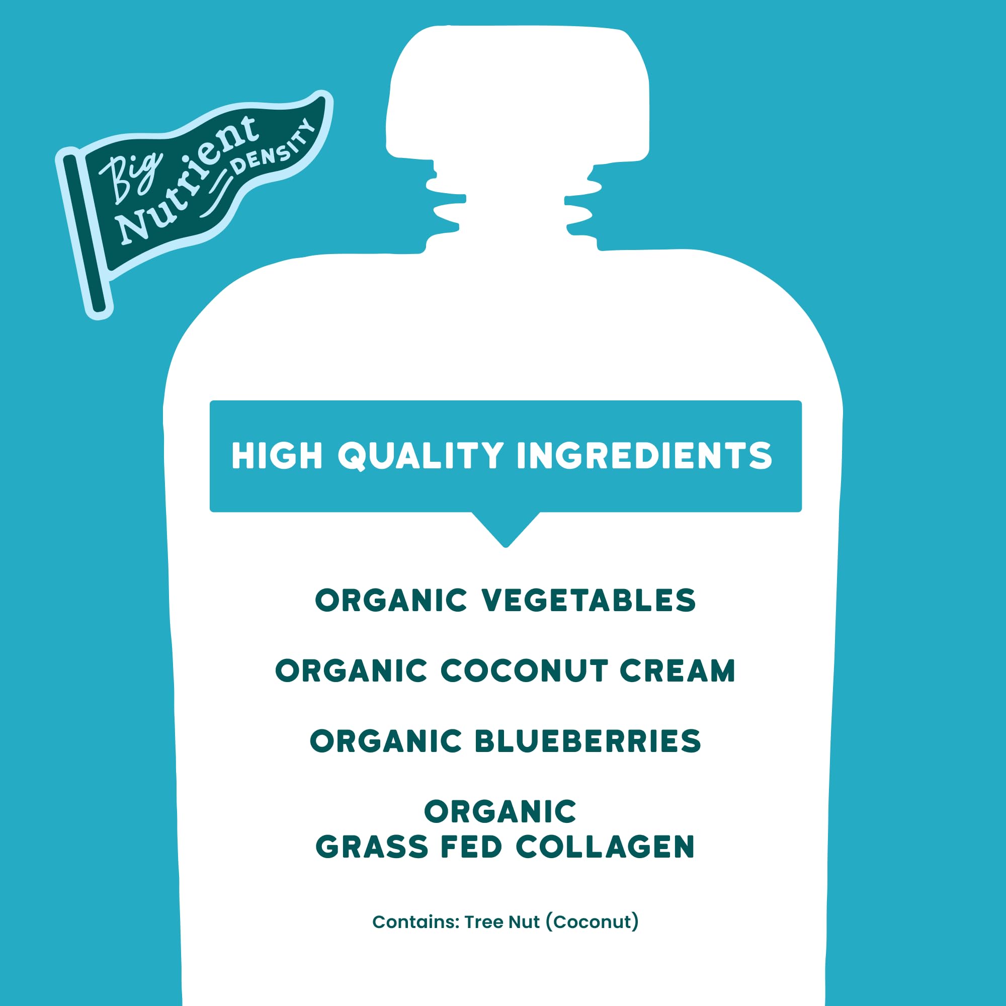 Serenity Kids Berry Butternut Baby Food Pouch, 5g Protein, 3.5 Oz, 6 Pack