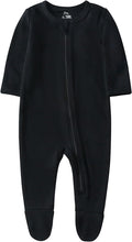 O2 BABY Baby Boys Girls Organic Cotton Zip-Front Sleeper Pajamas, Footed Sleep 'n Play