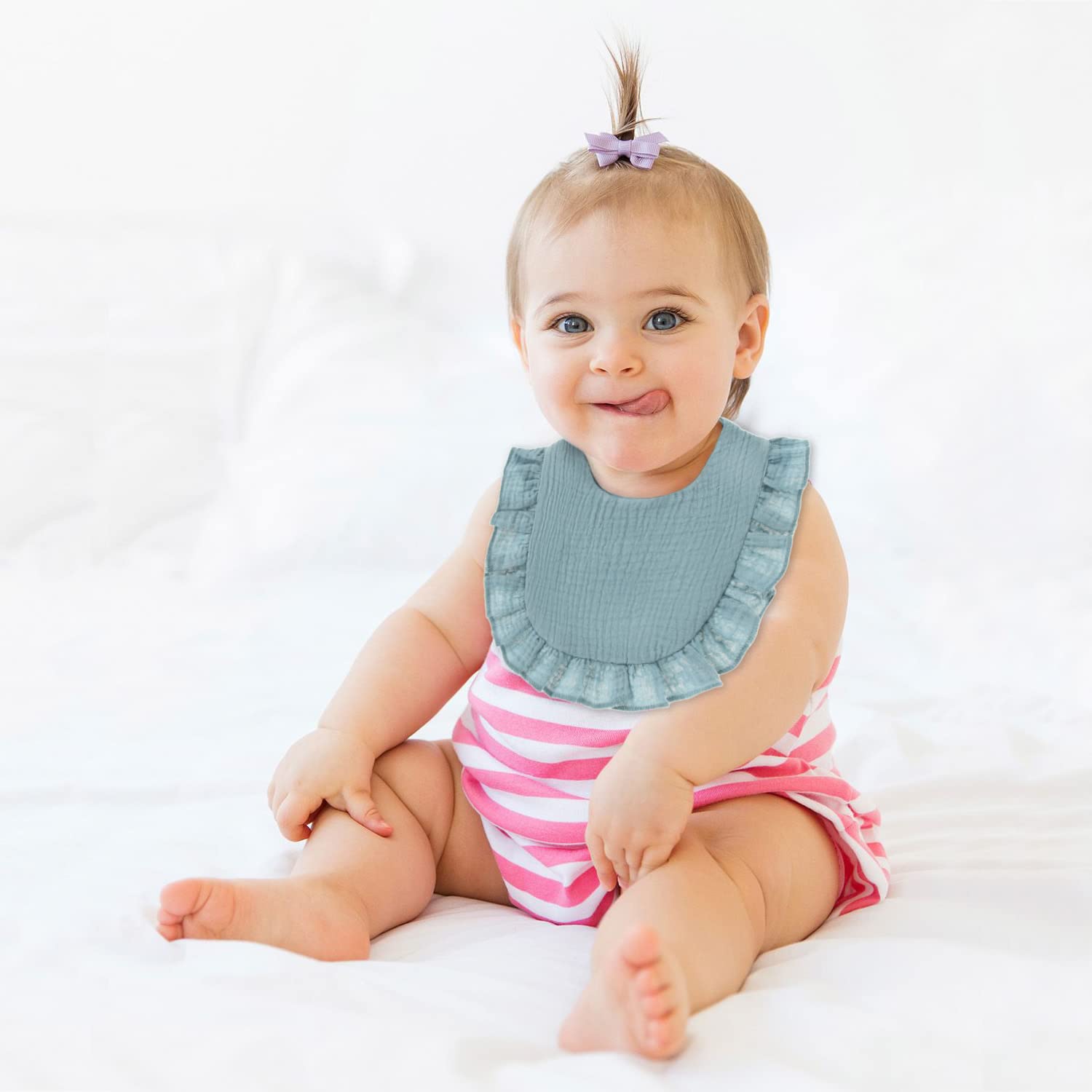 Baby Bibs Muslin Cotton Drool Teething Drooling Bibs for Baby Girl Boy