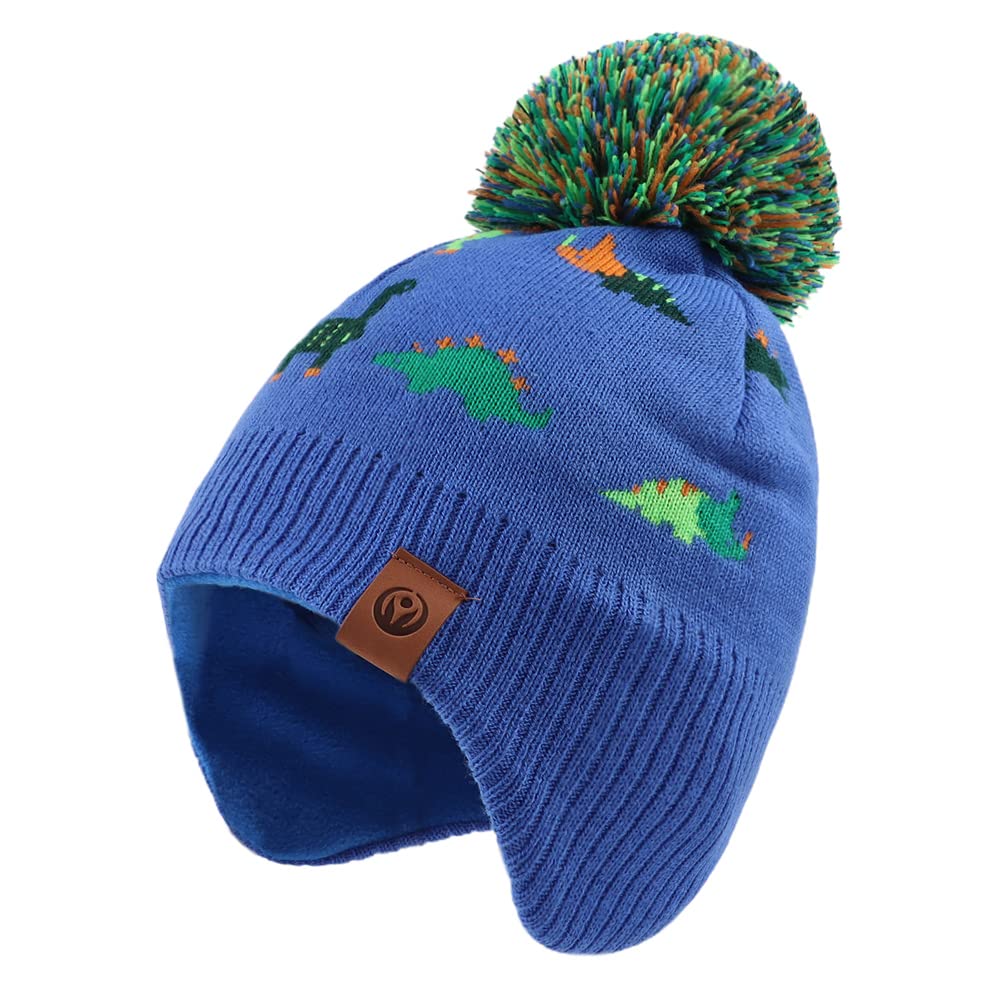 JANGANNSA Knitted Baby Hat Scarf Winter Warm Boy Girl Beanie Fleece Lining