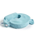 My Brest Friend Nursing Pillow - Deluxe - Enhanced Comfort w/ Slipcover - Ergonomic Design for Ultimate Breastfeeding Support For Mom & Baby - Adjustable Backrest and Handy Side Pocket, Aqua