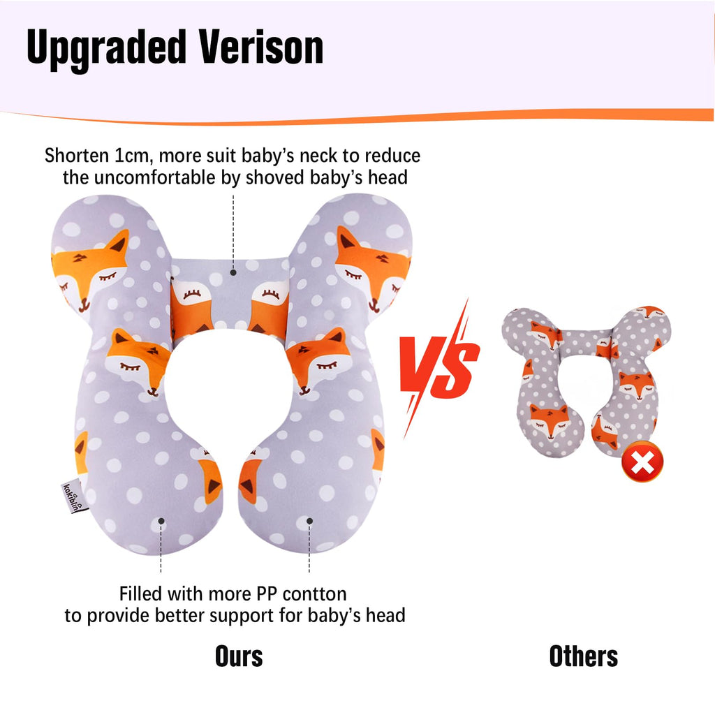 KAKIBLIN Baby Neck Pillows for Car Seat, Baby Head Support Pillow