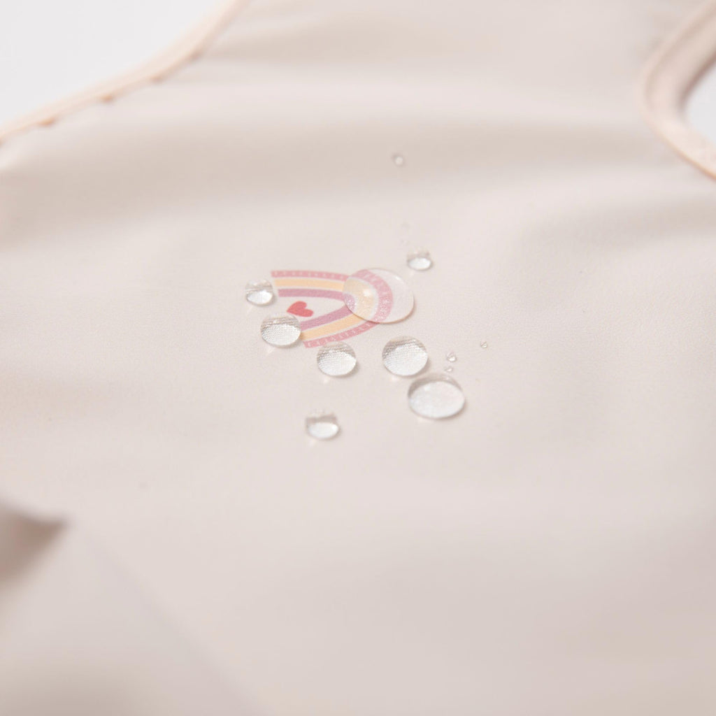 Ali+Oli Smock Bib for Baby (3-pc) Sleeveless Set (Girls) BPA-Free Oeko-Tex Certified, Mess Proof Baby Bib for Eating, Waterproof Baby Smock, Machine Washable, Toddlers Ages 6m+