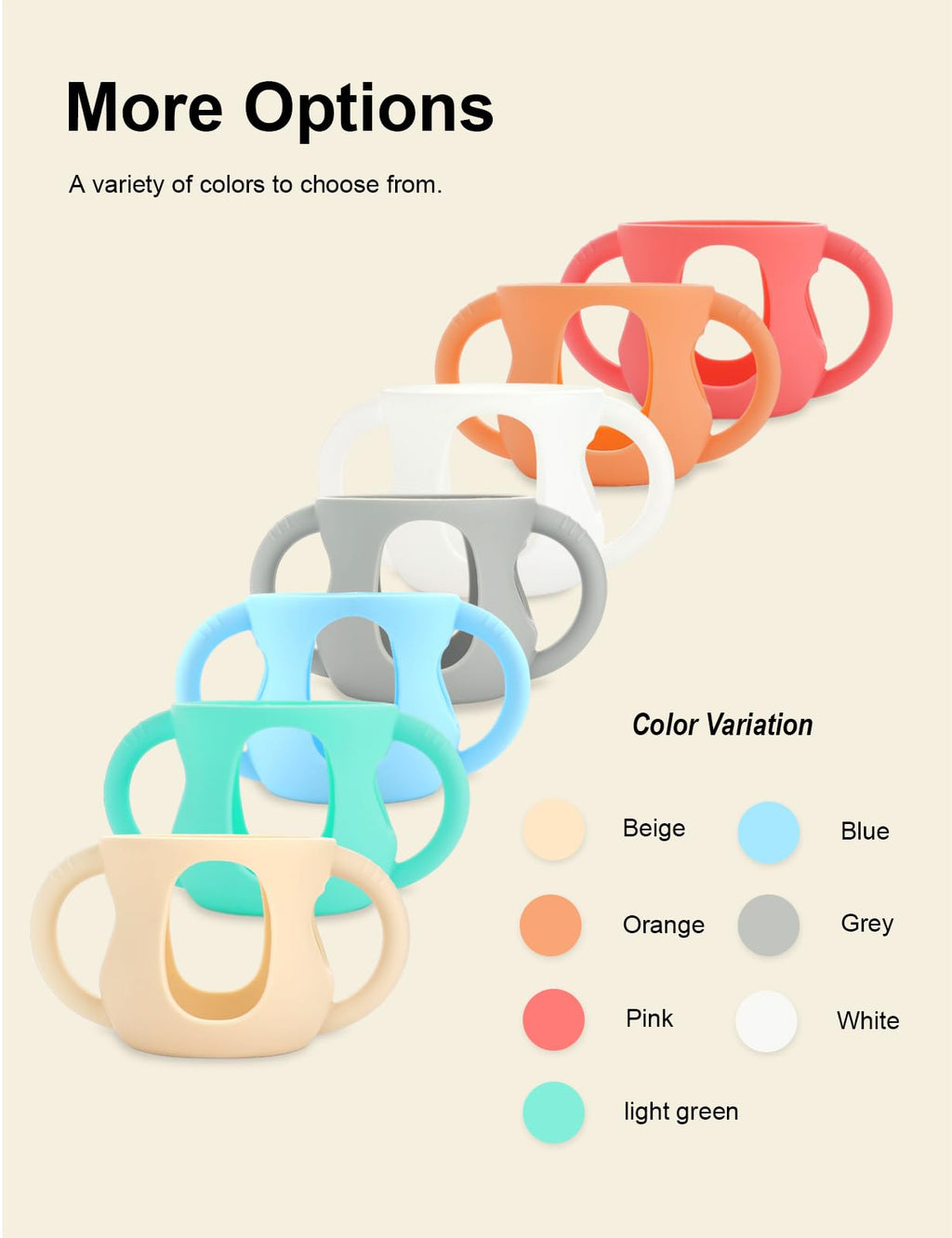 4-Pack Silicone Sleeves for Philips Avent Glass Bottles 4 oz