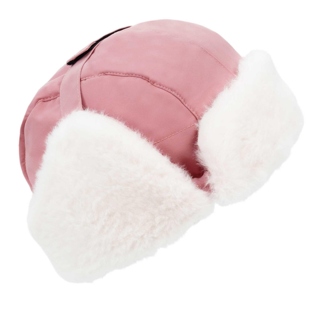 JAN & JUL Toasty-Dry Trapper Hat for Baby and Kids (Dusty Pink, XL)