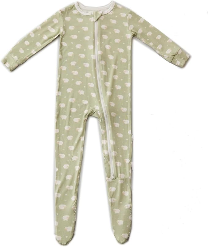 Bamboo Little Soft Baby Footie Pajamas — 6-9 Months