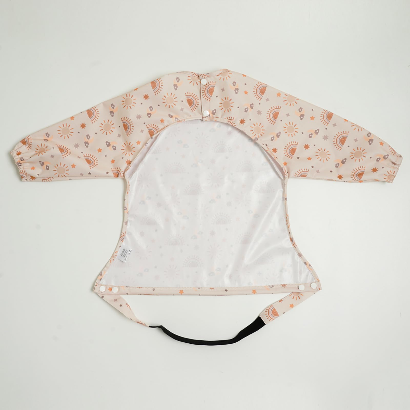 CoolaPeach 2Set Feeding Bibs Long Sleeve Baby Bib for Babies(Sun)