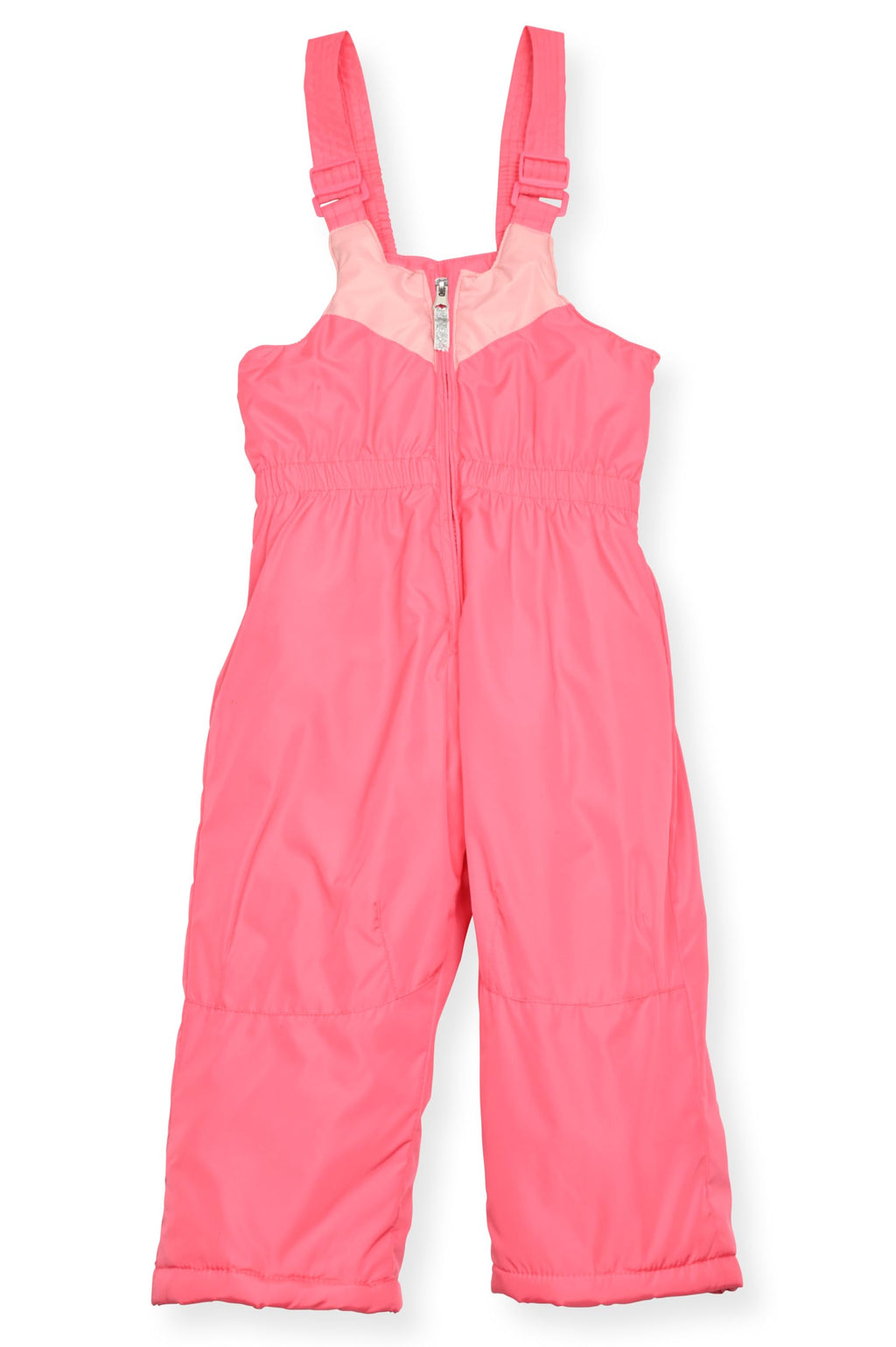 Arctic Quest Girls' Bib Snow Pants and Ski Jacket Water-Resistant Snowsuit For Kids Winter Hooded Jacket, Pink Lemonade, 4