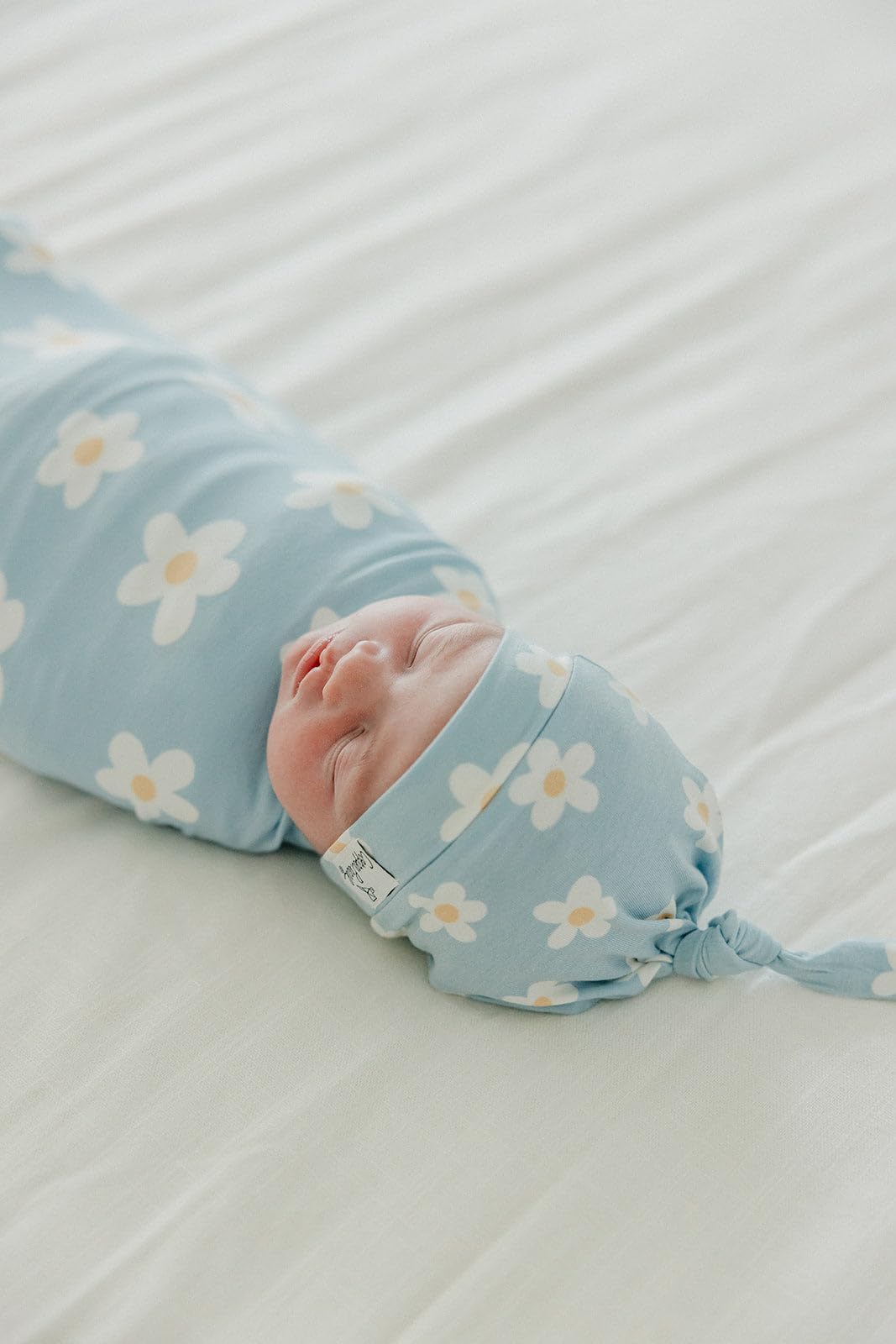 Copper Pearl Swaddle Blankets for Newborns | Soft Stretchy Receiving Blankets for Boys and Girls | Large 46 x 46 Inch Baby Blankets | Lightweight and Breathable Swaddles | Della