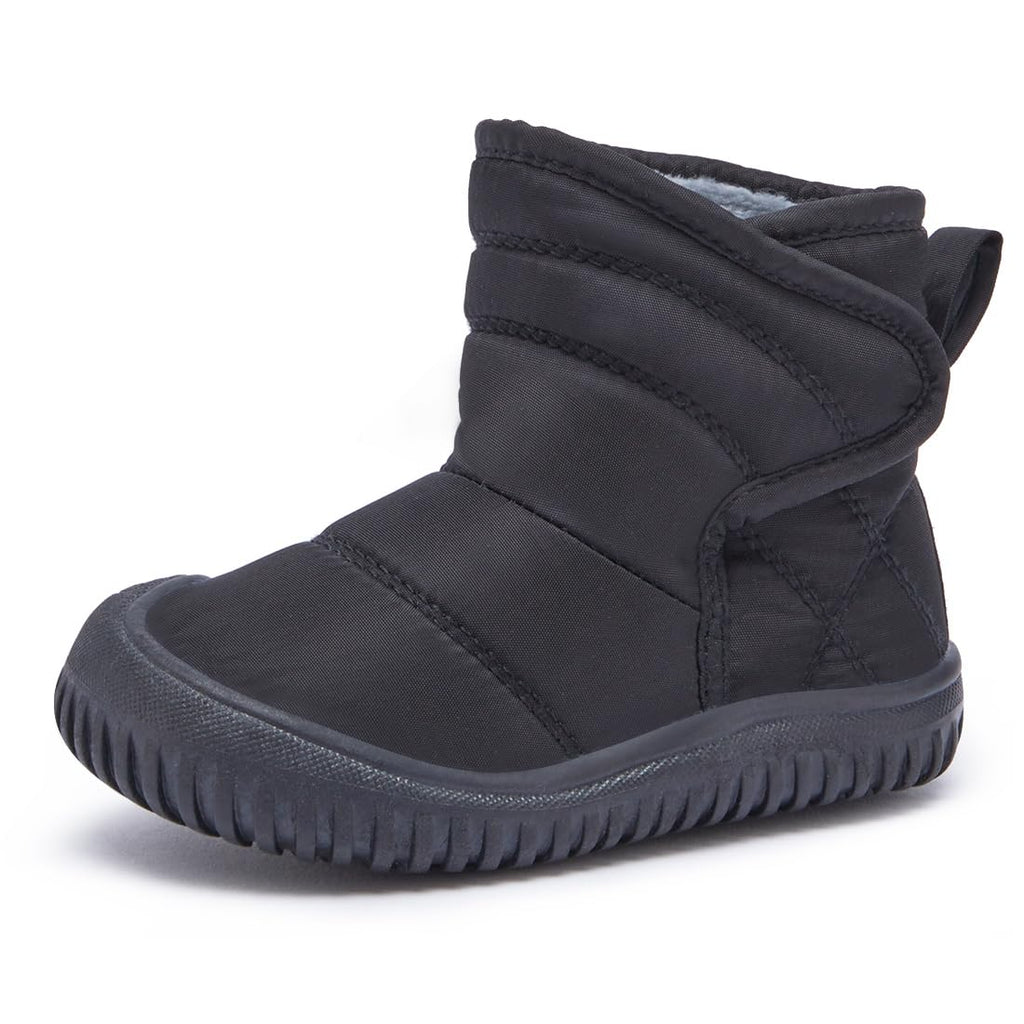 BMCiTYBM Baby Snow Boots Boys Girls Winter Infant Shoes Anti-Slip 6 9 12 18 24 Months Faux Fur Black Size 18-24 Months Toddler