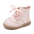 BMCiTYBM Baby Boys Girls Boots Infant Oxford Shoes First Walking Booties for All Seasons for 6 9 12 15 18 24 Months Pink Size 6-12 Months Infant