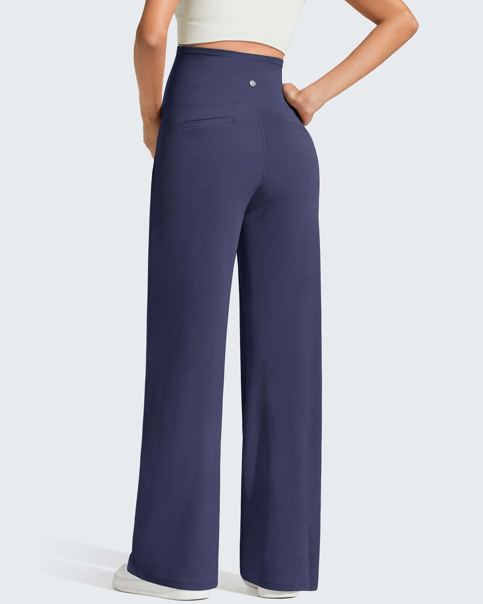 G4Free Maternity Work Clothes Pregnancy Pants for Yoga,Royal Blue,M,Tall