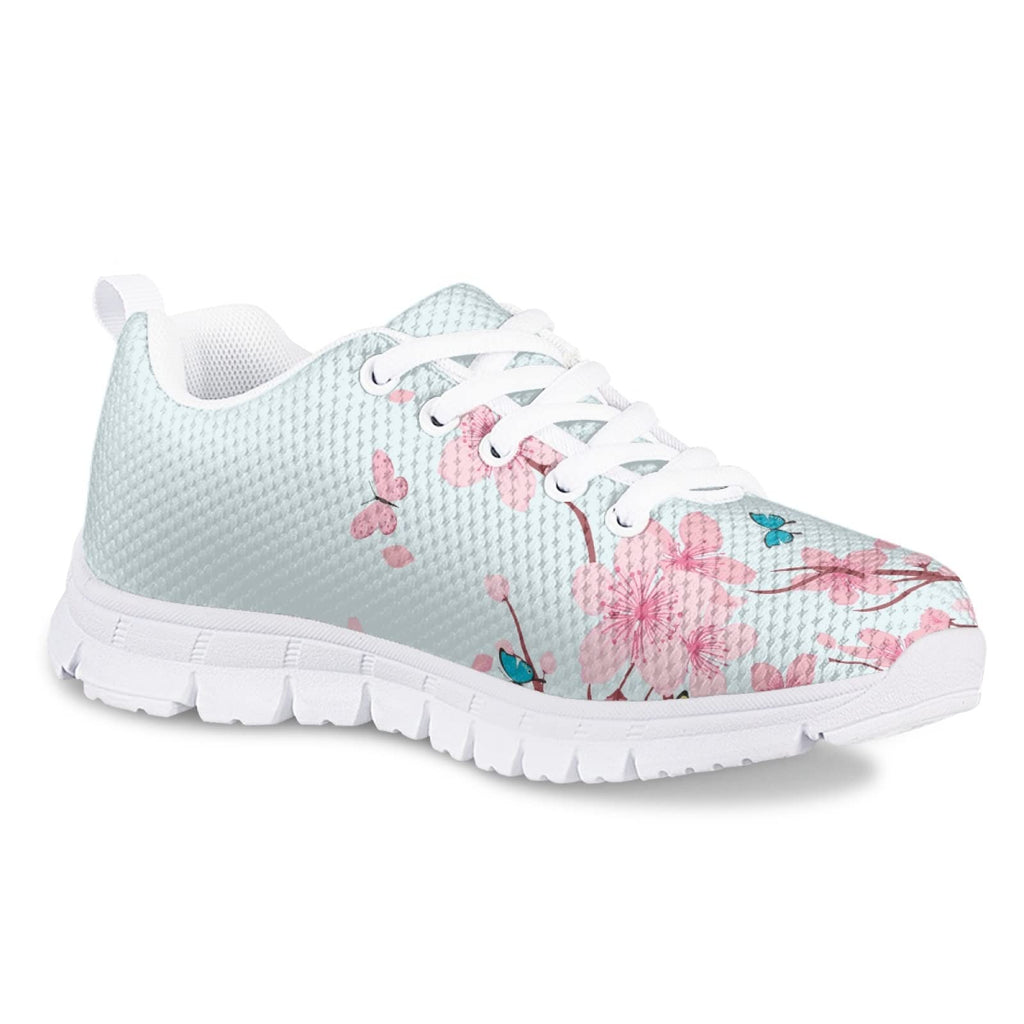 MARSVOVO Toddler Girl Slip On Sneakers Lightweight Breathable Athletic Slip On Girl Running Shoes No Lace Comfortable Classic Sport First Shoes for Walking Boy Girl Pink Floral Printed Size 11.5 US