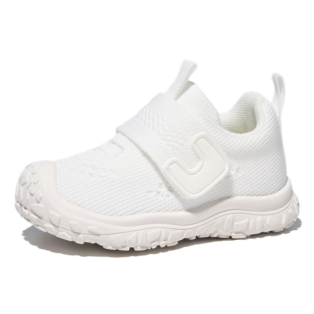Newsonet Baby Shoes Boys Girls First Walker Sneakers Walking Non-Skid Lightweight Mesh Shoes White Size 6-12 Months Infant