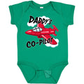 inktastic Daddys Co-Pilot for Fathers Day Baby Bodysuit 6 Months Kelly Green 2a3b6